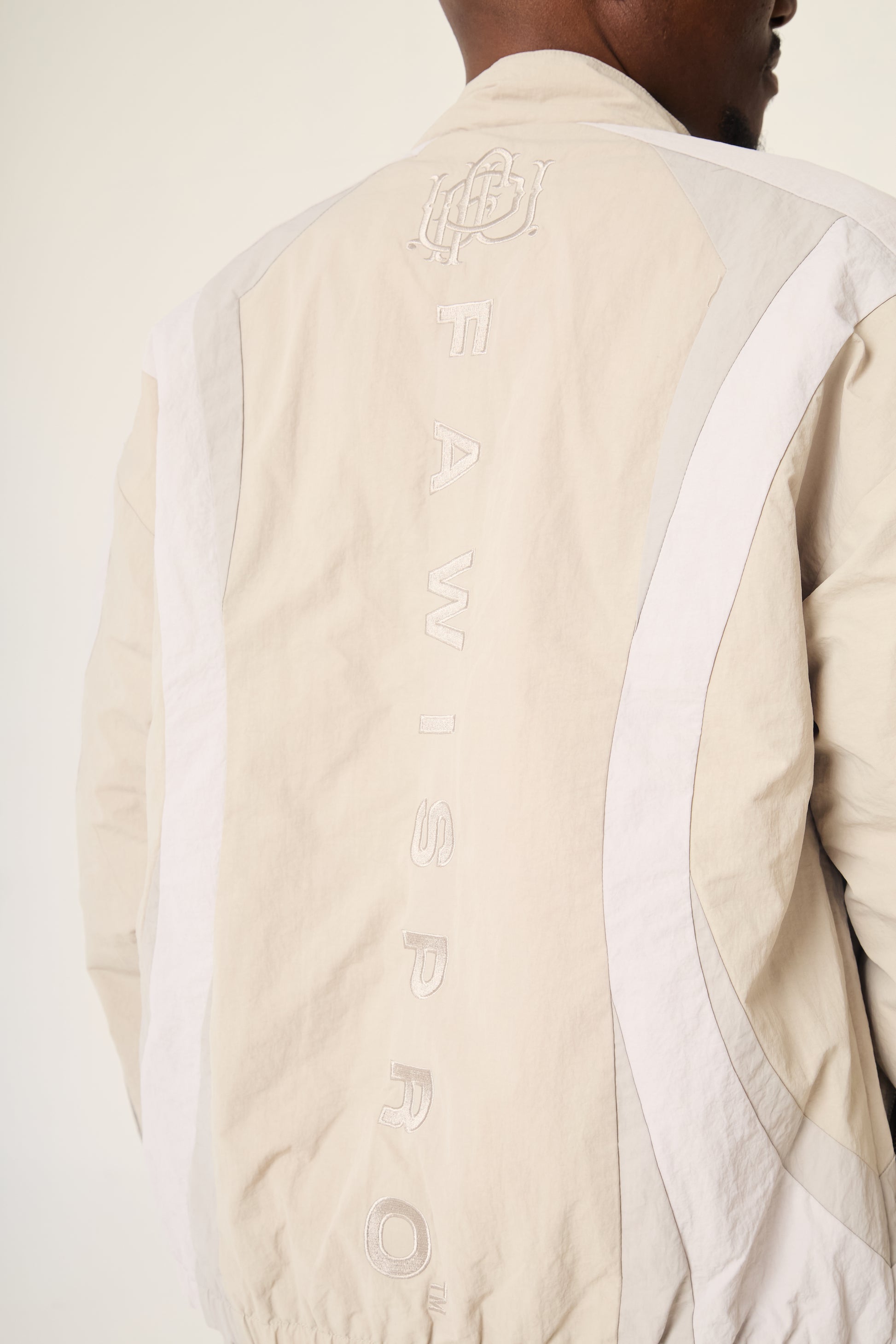 Crinkle Nylon track suit